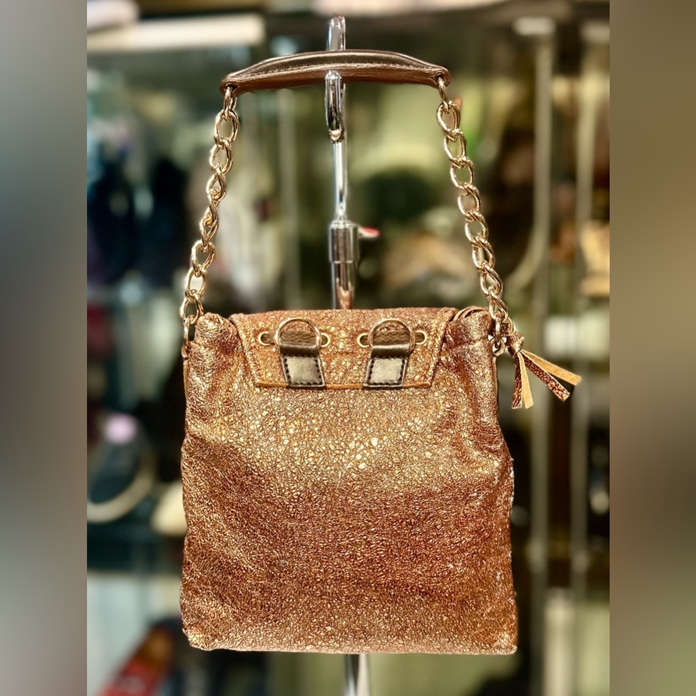 Balenciaga Copper Mini Bag W Rose Good Hardware Satchel Pockets - Picture 3 of 9